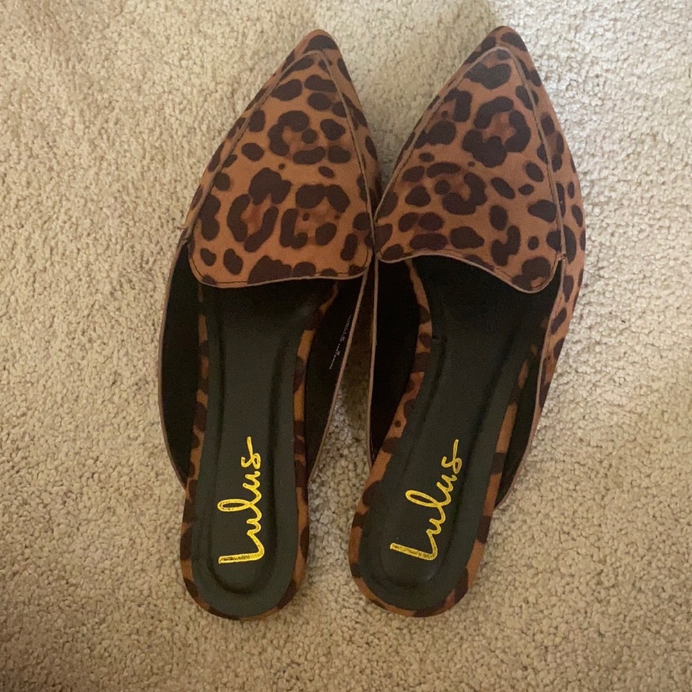 Lulus cheetah slip on shoes